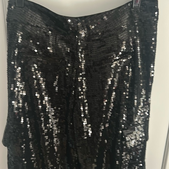 Alice and Olivia Hayes sequin cargo pants - Picture 10 of 16